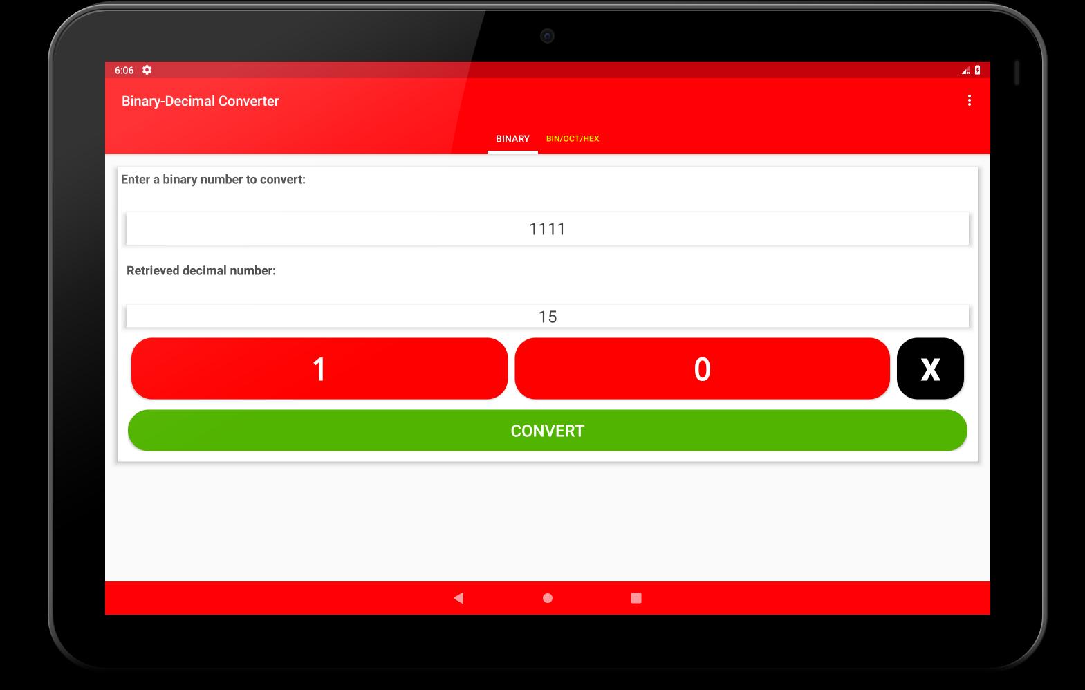 Conversor de decimal a binario octal hexadecimal