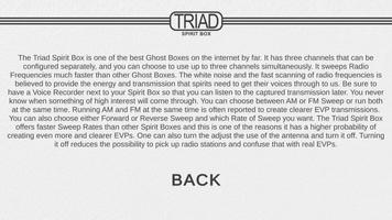 Spirit Box Ghost EVP Triad capture d'écran 2