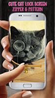 Милые Кошки 🐈 Блокировка Экрана Молния постер