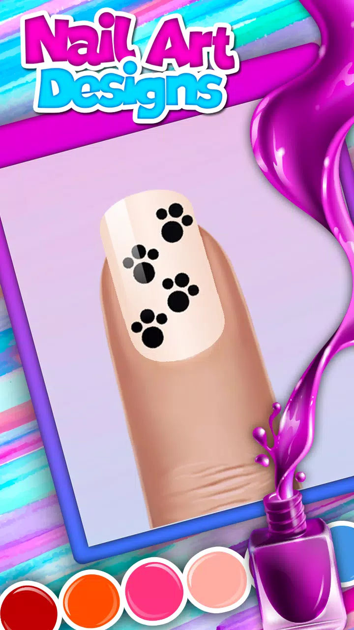 Jogo de colorir e desenhar unhas de moda - Jogos de salão de arte de unhas  para meninas - arte de unhas ASMR::Appstore for Android