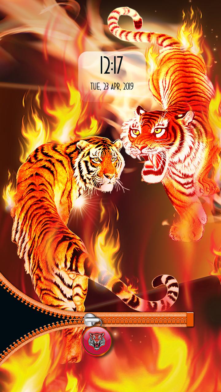 16 Gambar Wallpaper Harimau Api Richi Wallpaper