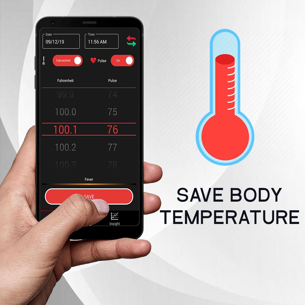 Descarga de APK de Temperatura corporal: termómetro para Android