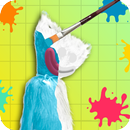 APK Figurine Art Blue Monster 3D