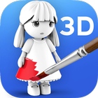 Color Minis 3D Coloring Book आइकन