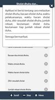 Sholat Dhuha ảnh chụp màn hình 2