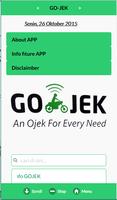 Info GO-JEK (Panduan) الملصق