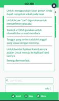 Info GO-JEK (Panduan) syot layar 1