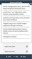 برنامه‌نما Sejarah Ahli Hadits عکس از صفحه