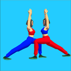 Yoga Couples poseing Game biểu tượng