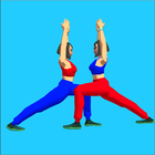 Yoga Couples poseing Game icône