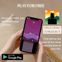 Stick Hero Tower Run اسکرین شاٹ 3