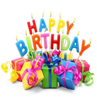 happy birthday stickers - WAStickerApps simgesi