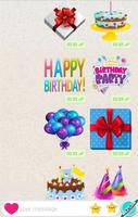 happy birthday stickers - WAStickerApps Ekran Görüntüsü 1