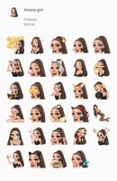 Emoji girl stickers - WAstickerapps capture d'écran 2
