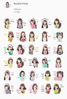 Emoji girl stickers - WAstickerapps تصوير الشاشة 3