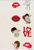 Stickers kisses Screenshot 1