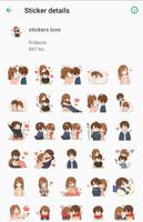 love couple stickers - WAStickerApps syot layar 1