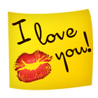 Stickers Romantic Love - WAStickerApps Zeichen