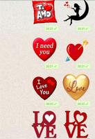 Stickers Romantic Love - WAStickerApps capture d'écran 2