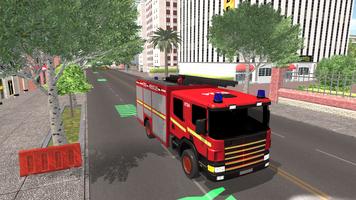 Real Firefighter Truck 2 poster