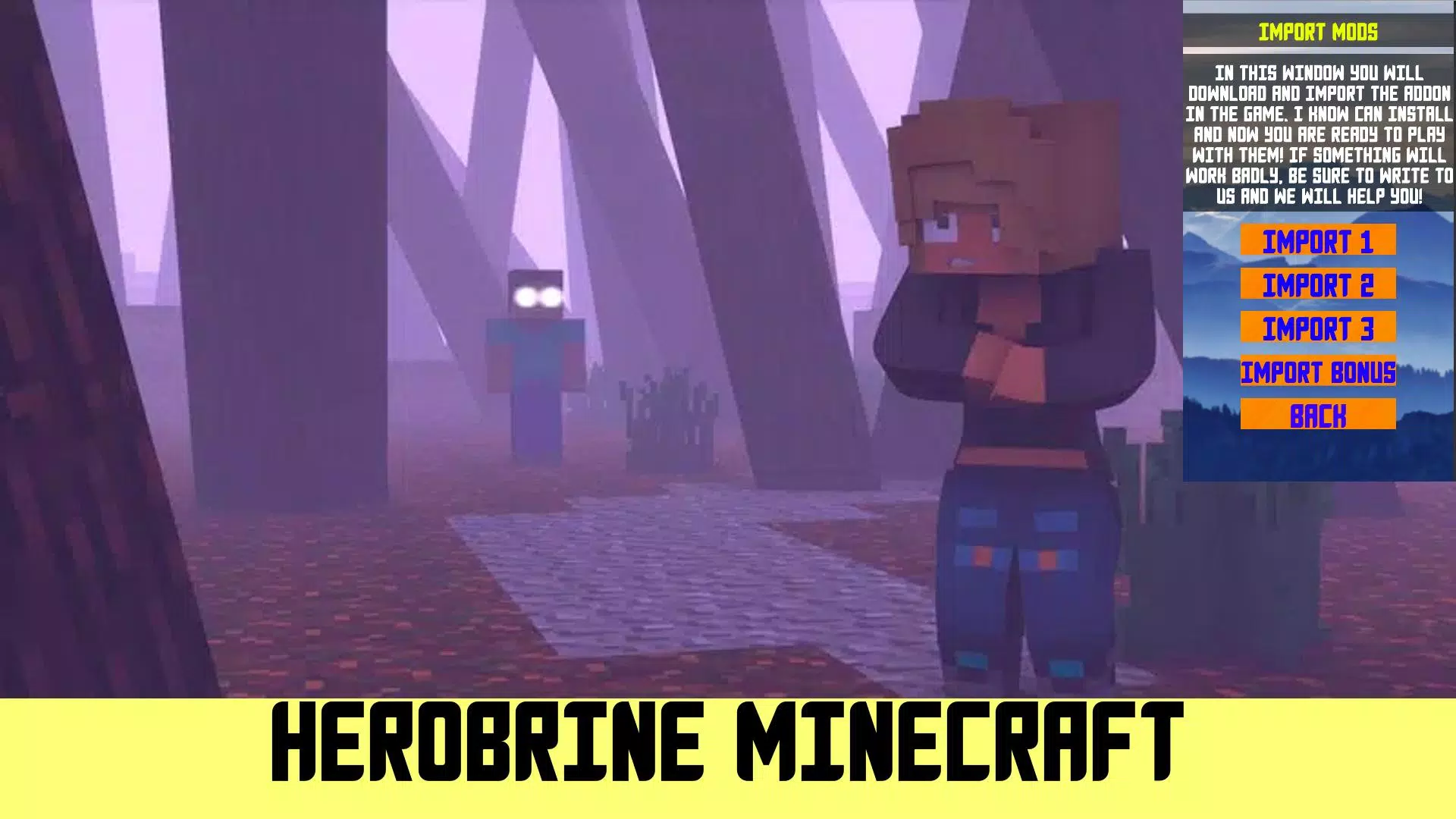 Herobrine Mod for Minecraft PE – Apps no Google Play