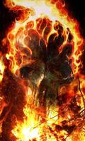 Fire Skulls Live Wallpaper 스크린샷 1