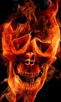Fire Skulls Live Wallpaper 스크린샷 2