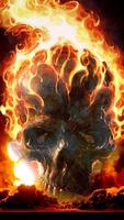 Fire Skulls Live Wallpaper 스크린샷 3
