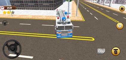 Fire Truck Simulator ภาพหน้าจอ 1