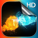 APK لایو والپیپر آتش و یخ