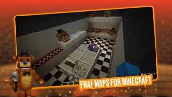 FNAF Maps para Minecraft 2024 Cartaz