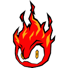 Stickers Flame-icoon