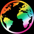 Bandeira do mundo ícone