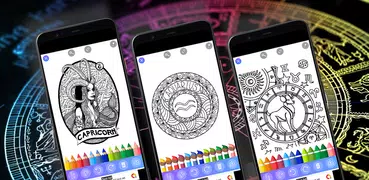 Zodiac Signs Coloring