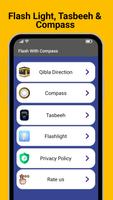 Qibla Finder Tasbih Flashlight Screenshot 1