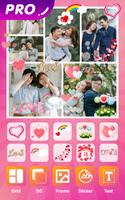 Valentine Collage Maker For Pictures capture d'écran 2