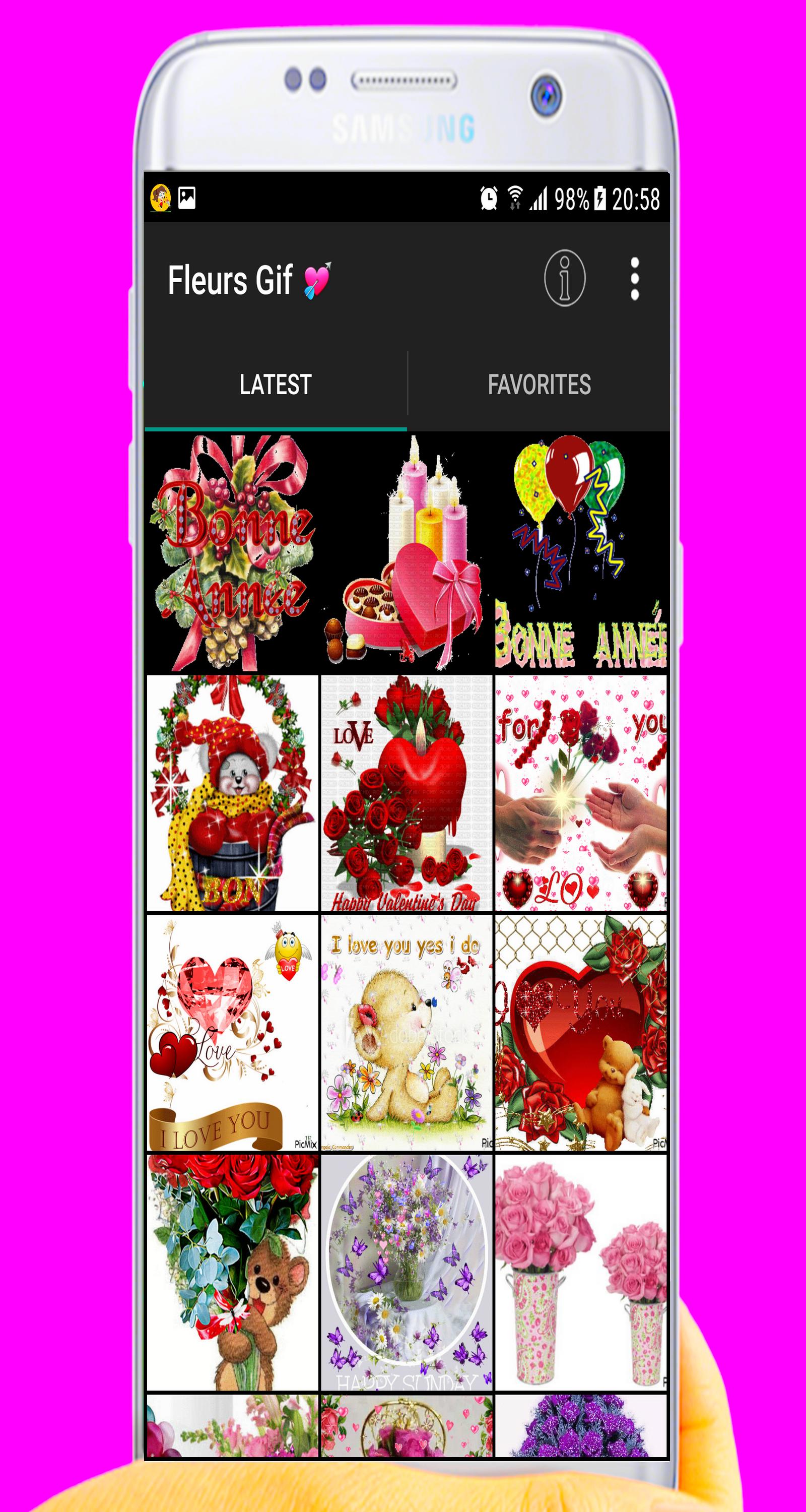 Fleurs Damour Gif For Android Apk Download