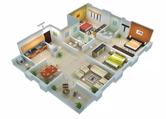 Tải xuống APK House Floor Plan And Construction 3d Design cho Android
