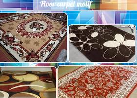 Motif karpet lantai penulis hantaran