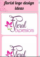 Idées de conception de logo de fleuriste Affiche