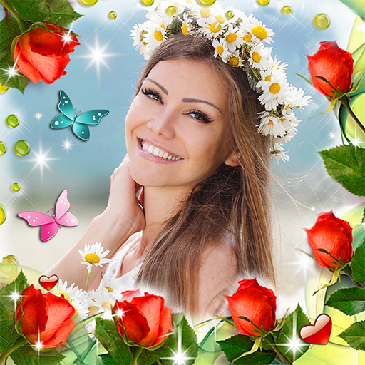 Cornici Foto Fiori 🌸 Collage Foto Editor