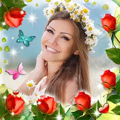 Flower Photo Frame 🌸 Beautiful Frames for Pics APK download