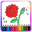 Flower Coloring & Drawing Book - Expert Drawing