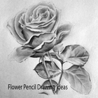 Flower Pencil Drawing Ideas icône