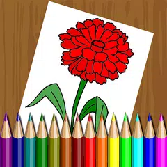 🌺 Blumen Malbuch für Kinder APK Herunterladen