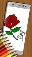 Flowers Coloring Book for Kids اسکرین شاٹ 3