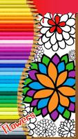 Flowers Coloring Book for Kids اسکرین شاٹ 1