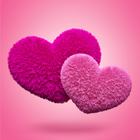 آیکون‌ Fluffy Hearts Live Wallpaper