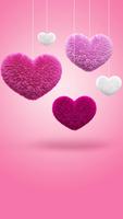 Fluffy Hearts Live Wallpaper Affiche