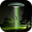 Đĩa Bay Trong Ảnh - Alien Hình Dán